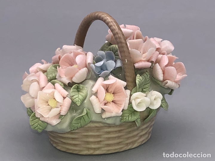 Antig&uuml;edades: REF: 01001295 &ldquo;CESTA DE FLORES N&ordm;. 4-B&rdquo; LLADR&Oacute; - Foto 2