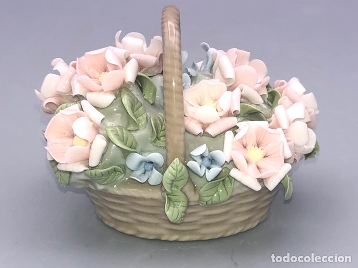 Antig&uuml;edades: REF: 01001295 &ldquo;CESTA DE FLORES N&ordm;. 4-B&rdquo; LLADR&Oacute; - Foto 4