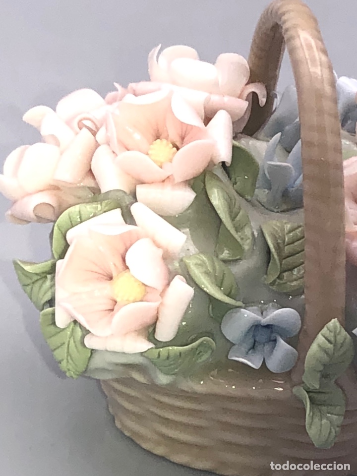 Antig&uuml;edades: REF: 01001295 &ldquo;CESTA DE FLORES N&ordm;. 4-B&rdquo; LLADR&Oacute; - Foto 5