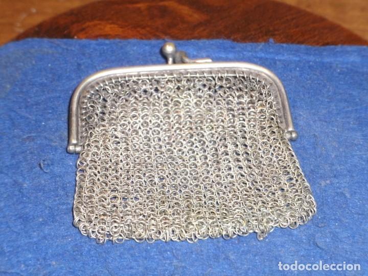 Antig&uuml;edades: PEQUE&Ntilde;O MONEDERO DE MALLA DE PLATA. - Foto 6