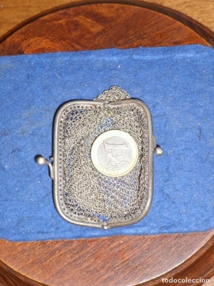 Antig&uuml;edades: PEQUE&Ntilde;O MONEDERO DE MALLA DE PLATA. - Foto 7