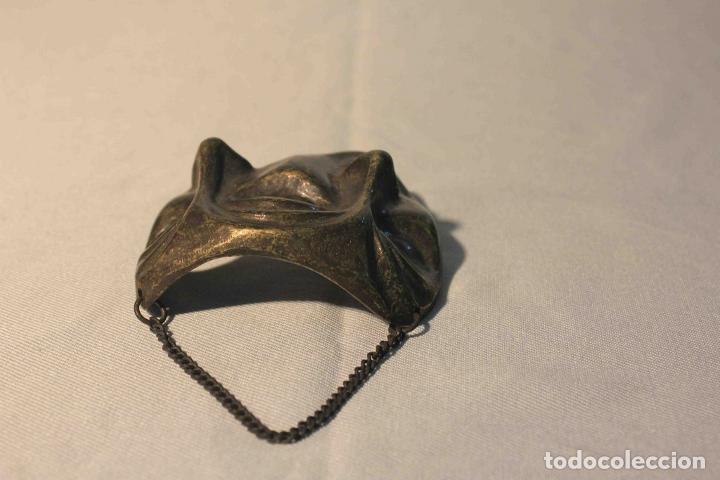 Antig&uuml;edades: MASCARA DOBLE EN BRONCE - Foto 6