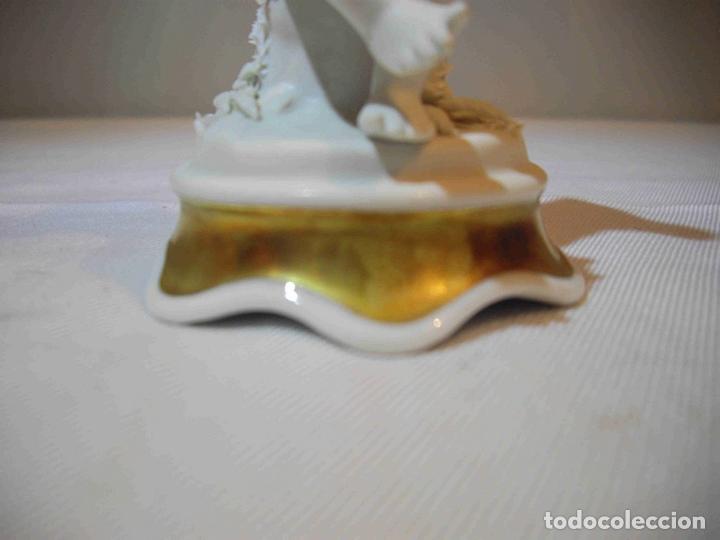 Antig&uuml;edades: FIGURA QUERUBIN PORCELANA - Foto 6