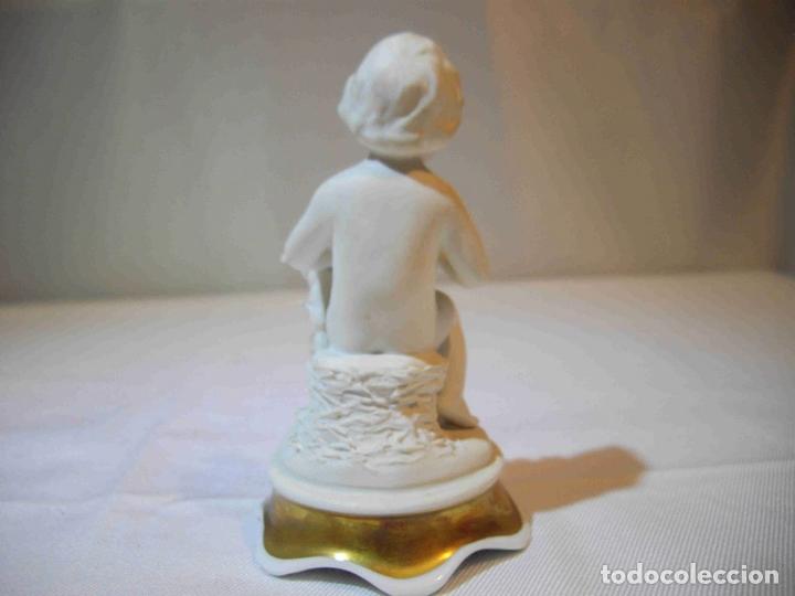 Antig&uuml;edades: FIGURA QUERUBIN PORCELANA - Foto 3