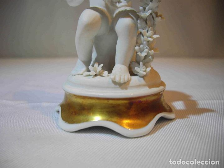 Antig&uuml;edades: FIGURA QUERUBIN PORCELANA - Foto 5
