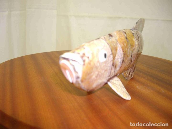 Antig&uuml;edades: PEZ NACAR ALARGADO - Foto 5