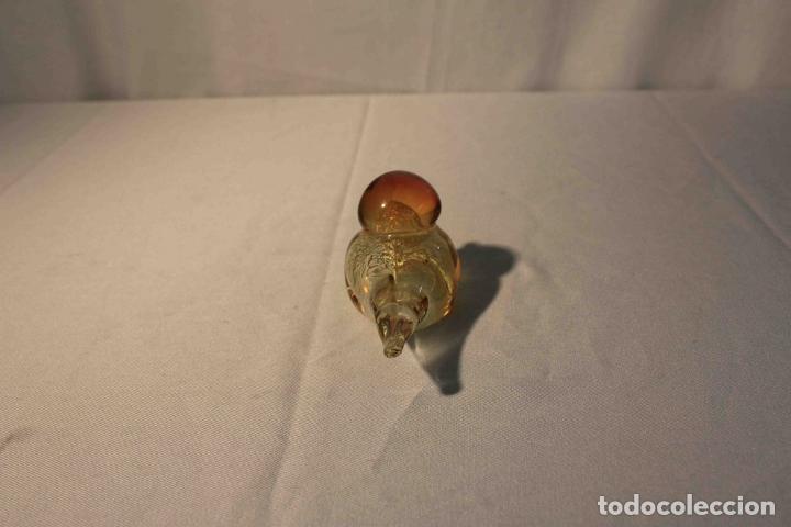 Antig&uuml;edades: PAJARO CRISTAL AMBAR - Foto 2