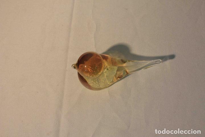 Antig&uuml;edades: PAJARO CRISTAL AMBAR - Foto 5