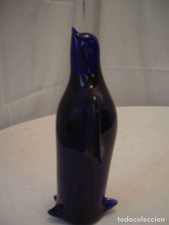 Antig&uuml;edades: PINGUINO CRISTAL AZUL - Foto 2