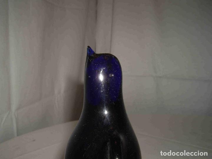 Antig&uuml;edades: PINGUINO CRISTAL AZUL - Foto 3