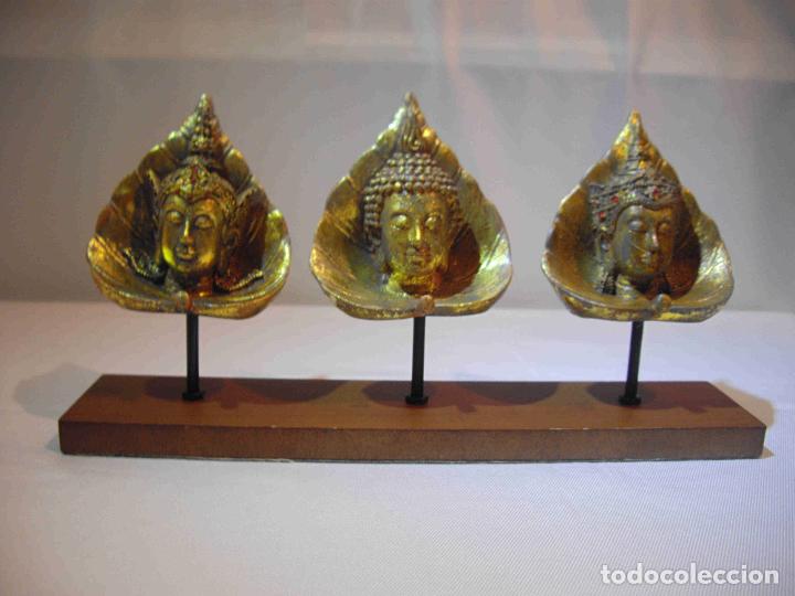 Antig&uuml;edades: FIGURA TRES CABEZAS DEWI - Foto 1