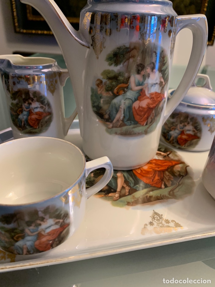 Antig&uuml;edades: Juego de caf&eacute; reflejos - Foto 2