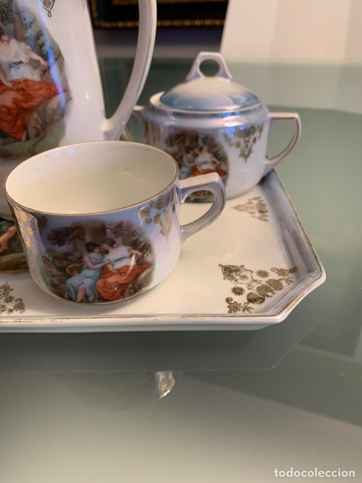 Antig&uuml;edades: Juego de caf&eacute; reflejos - Foto 7