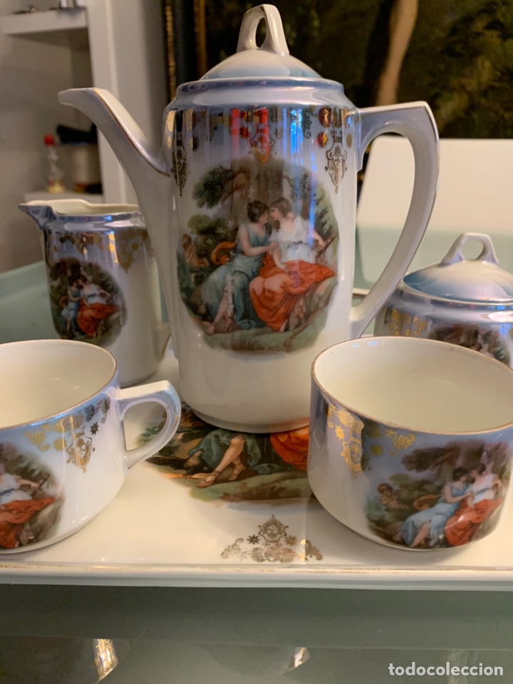 Antig&uuml;edades: Juego de caf&eacute; reflejos - Foto 8