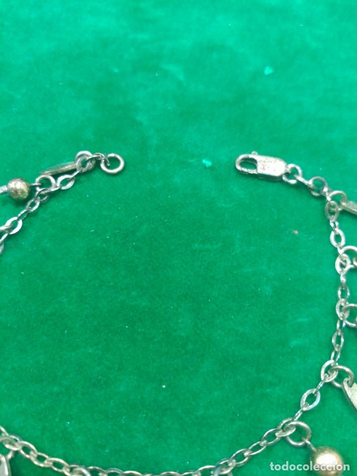Antig&uuml;edades: Tobillera de plata + - Foto 3