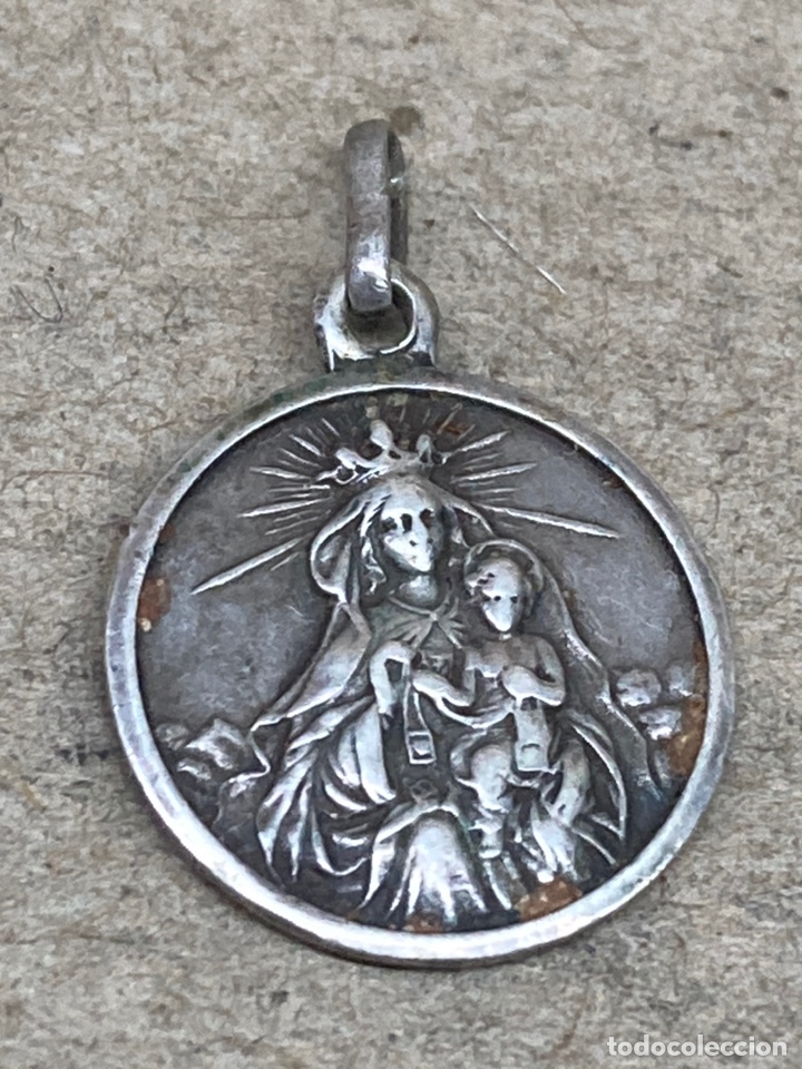 Antig&uuml;edades: Medalla de plata religiosa - Foto 2