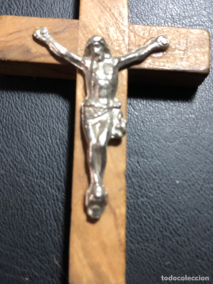 Antig&uuml;edades: COLGANTE CRUZ DE MADERA - Foto 2