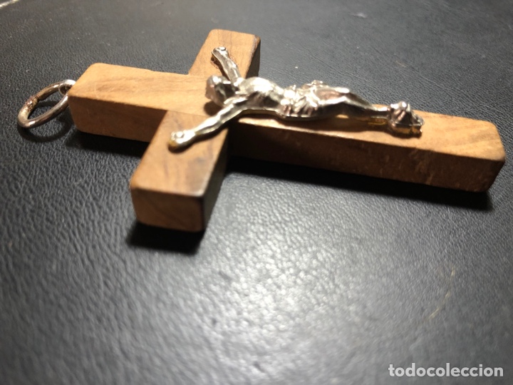 Antig&uuml;edades: COLGANTE CRUZ DE MADERA - Foto 3