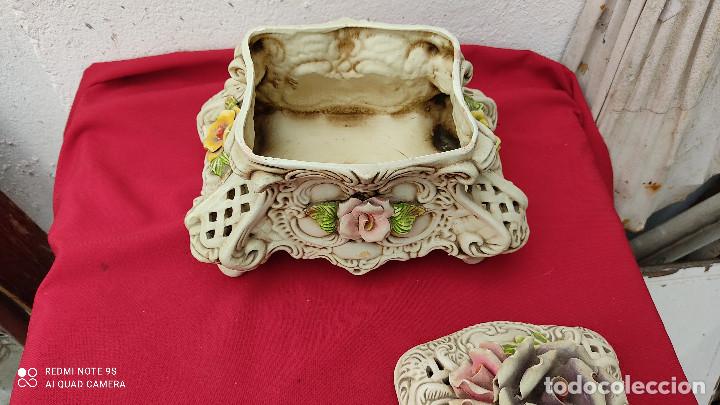 Antig&uuml;edades: centro de mesa de ceramica - Foto 5