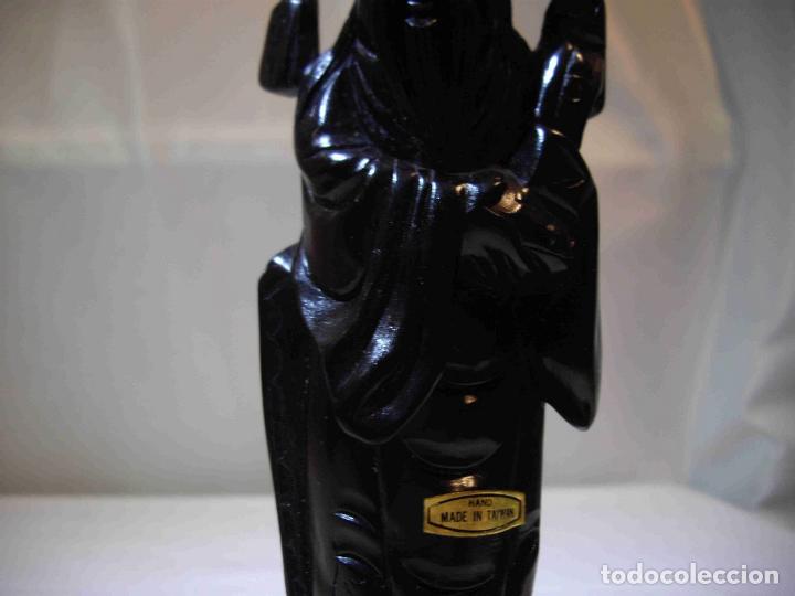 Antig&uuml;edades: FIGURA TALLA MADERA ANCIANO - Foto 3