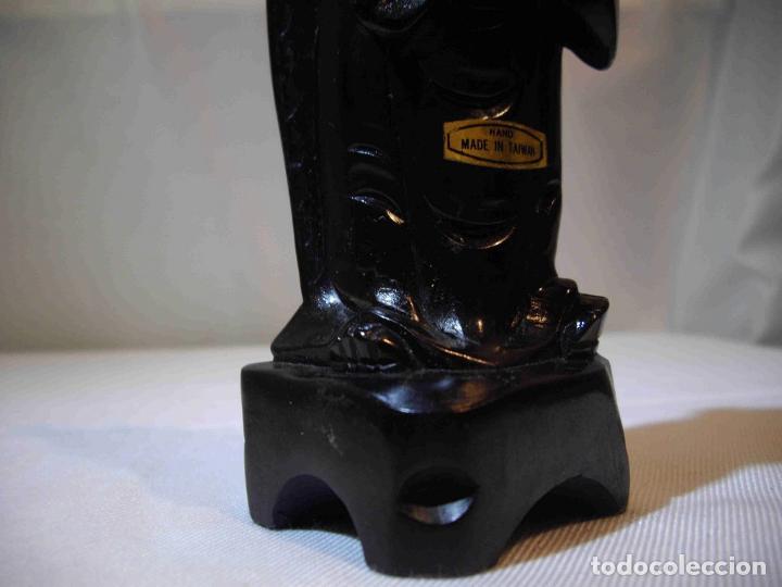 Antig&uuml;edades: FIGURA TALLA MADERA ANCIANO - Foto 4