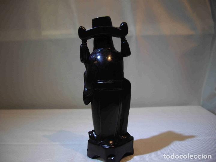Antig&uuml;edades: FIGURA TALLA MADERA ANCIANO - Foto 6