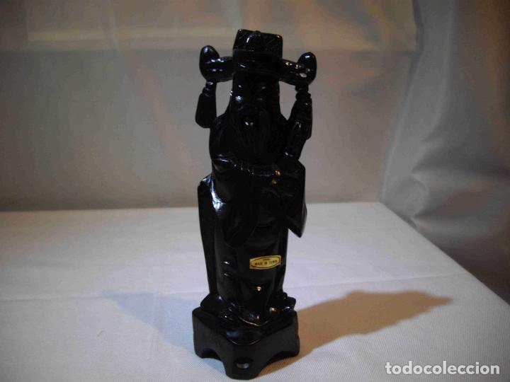 Antig&uuml;edades: FIGURA TALLA MADERA ANCIANO - Foto 1