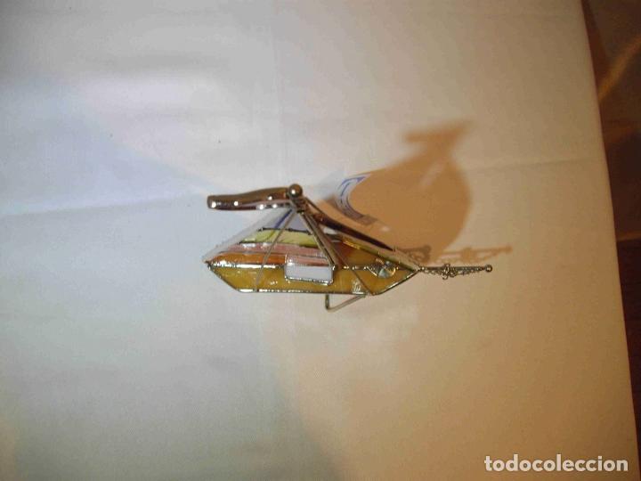 Antig&uuml;edades: VELERO VIDRIO METAL D - Foto 5