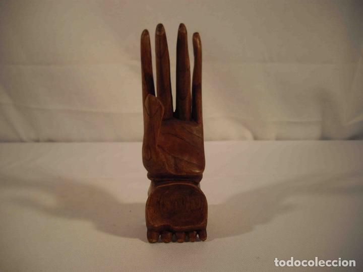 Antig&uuml;edades: MANO IZQUIERDA DE MADERA - Foto 5