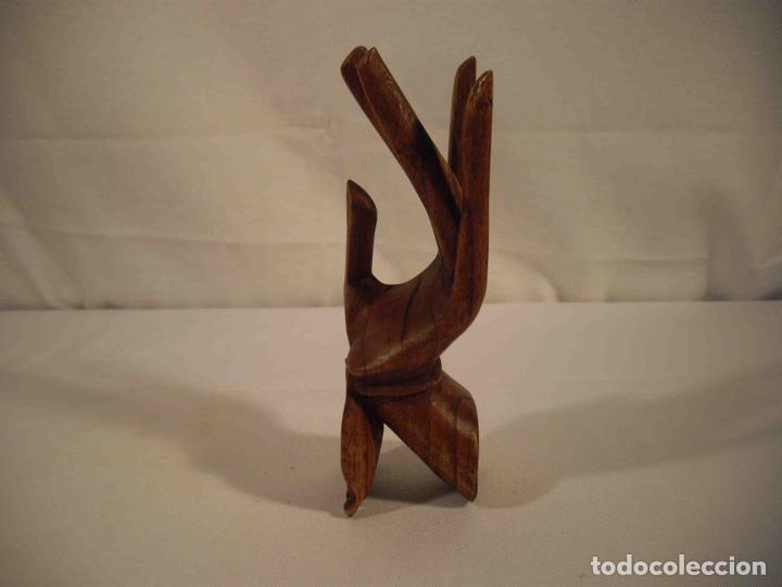 Antig&uuml;edades: MANO IZQUIERDA DE MADERA - Foto 6