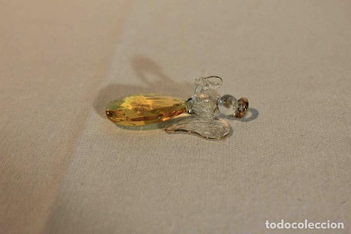Antig&uuml;edades: SET 4 ANGELITOS CRISTAL AMARILLO - Foto 5