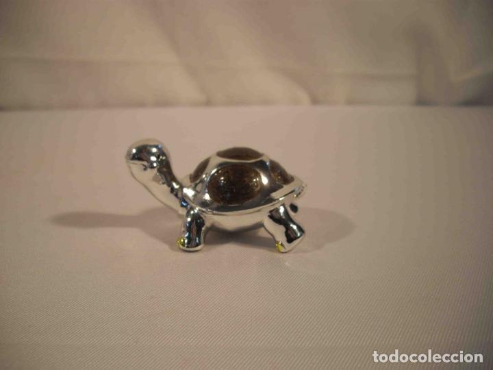 Antig&uuml;edades: TORTUGA METALICA MARRON - Foto 3