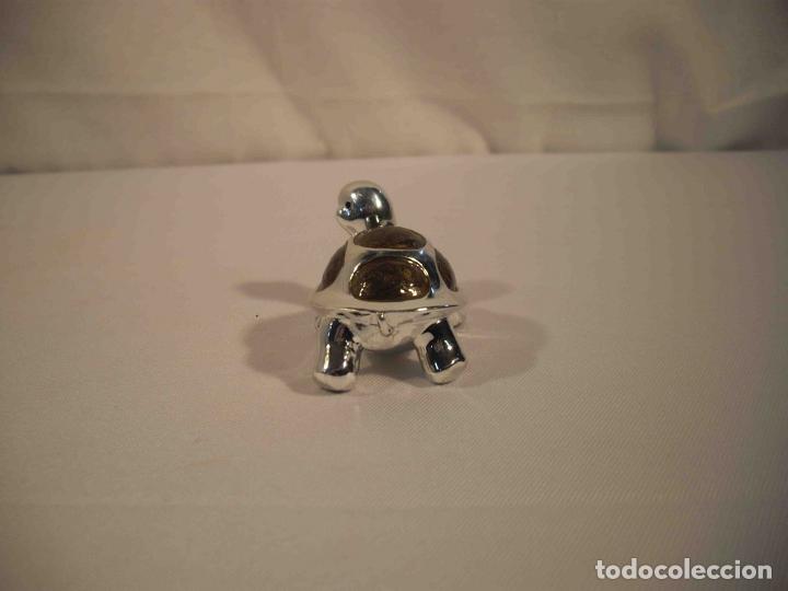 Antig&uuml;edades: TORTUGA METALICA MARRON - Foto 6