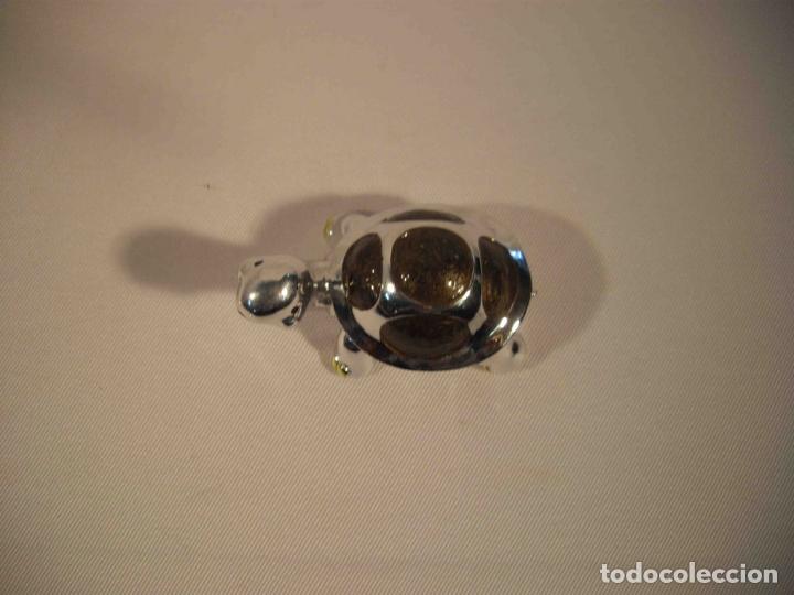 Antig&uuml;edades: TORTUGA METALICA MARRON - Foto 7