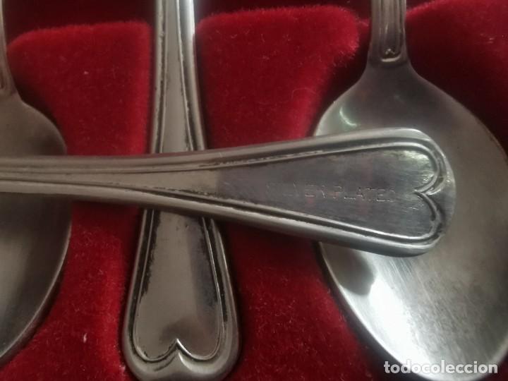 Antig&uuml;edades: Set de cucharillas silver plated - Foto 2