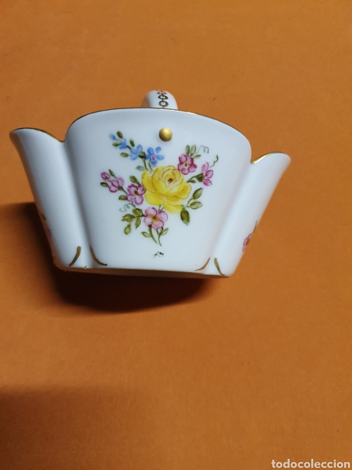 Antig&uuml;edades: Cesto Porcelana - Foto 2