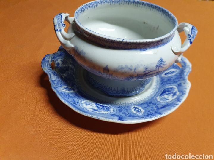Antig&uuml;edades: Sopera Porcelana - Foto 2