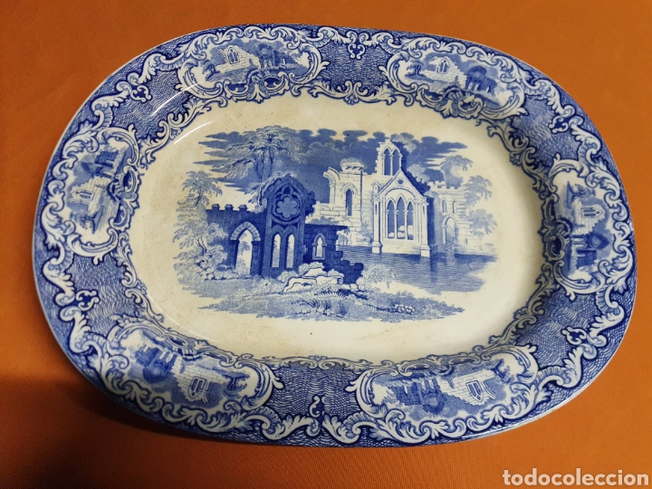 Antig&uuml;edades: Bandeja Porcelana - Foto 2