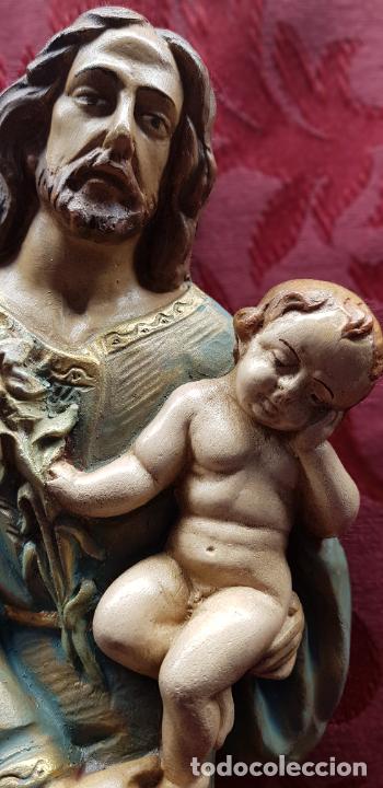 Antig&uuml;edades: SAN JOS&Eacute; CON NI&Ntilde;O EN BRAZOS - Foto 2