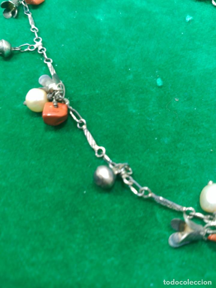 Antig&uuml;edades: Tobillera plata + - Foto 3