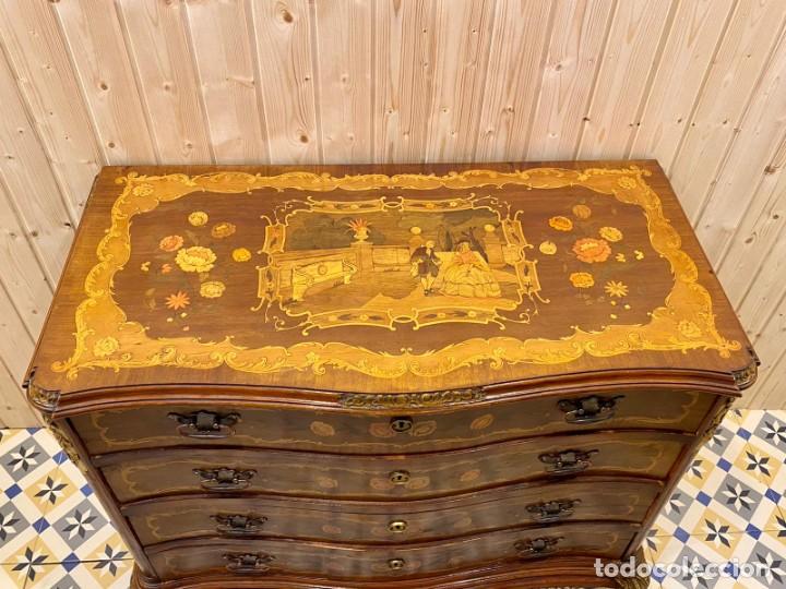 Antig&uuml;edades: C&oacute;moda estilo rococ&oacute; Luis XV - Foto 1