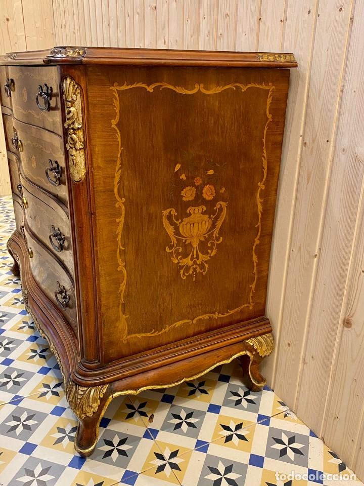 Antig&uuml;edades: C&oacute;moda estilo rococ&oacute; Luis XV - Foto 5