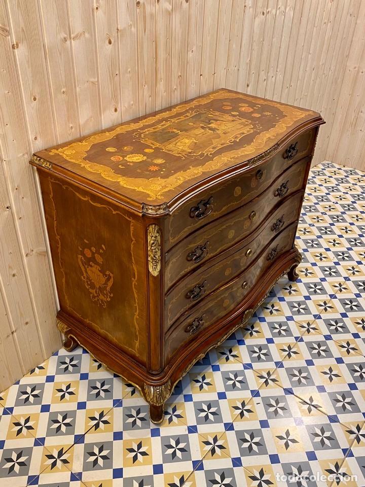 Antig&uuml;edades: C&oacute;moda estilo rococ&oacute; Luis XV - Foto 7