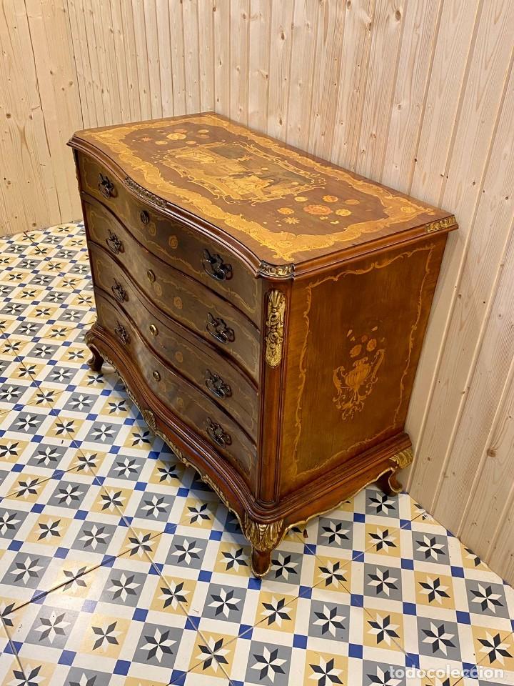 Antig&uuml;edades: C&oacute;moda estilo rococ&oacute; Luis XV - Foto 8