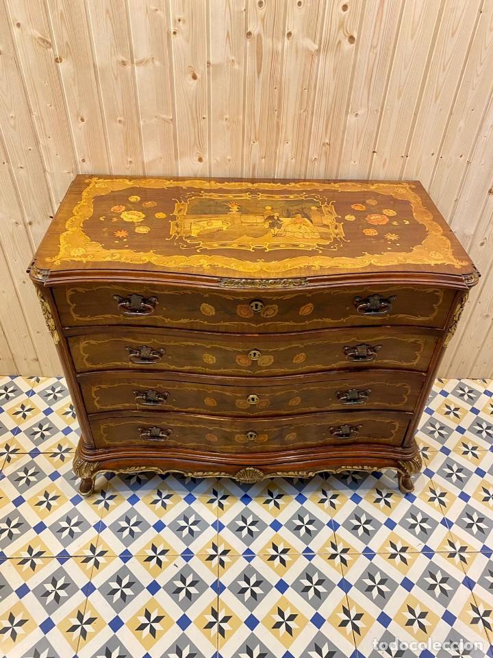 Antig&uuml;edades: C&oacute;moda estilo rococ&oacute; Luis XV - Foto 10