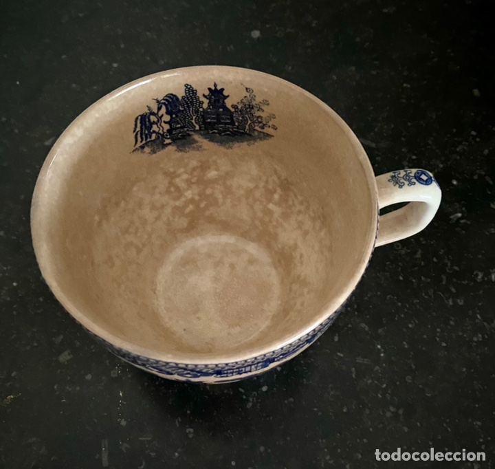 Antig&uuml;edades: Gran taz&oacute;n ingl&eacute;s con plato - Foto 3