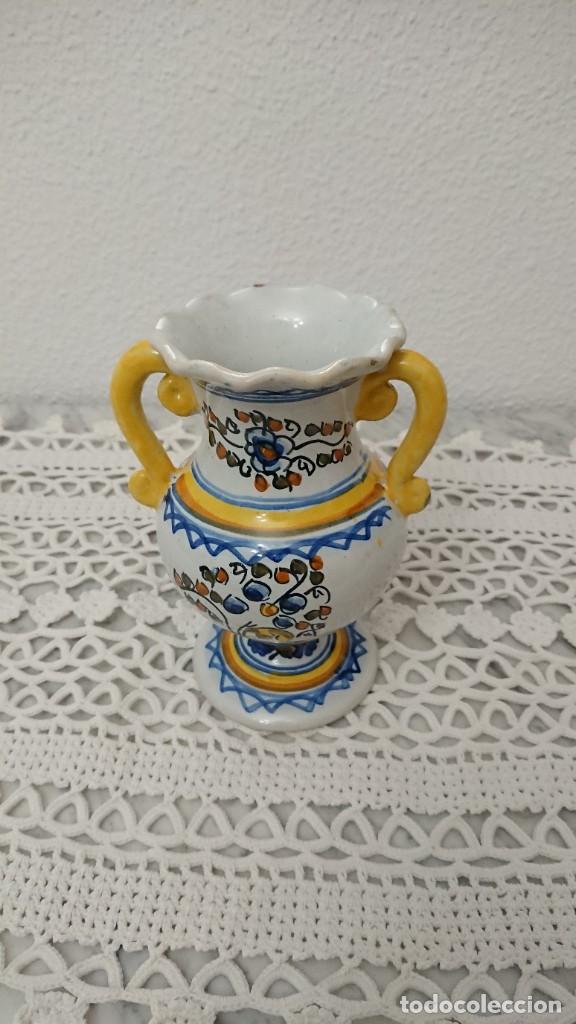 Antig&uuml;edades: BONITO JARR&Oacute;N DE TALAVERA, 16 CM - Foto 1