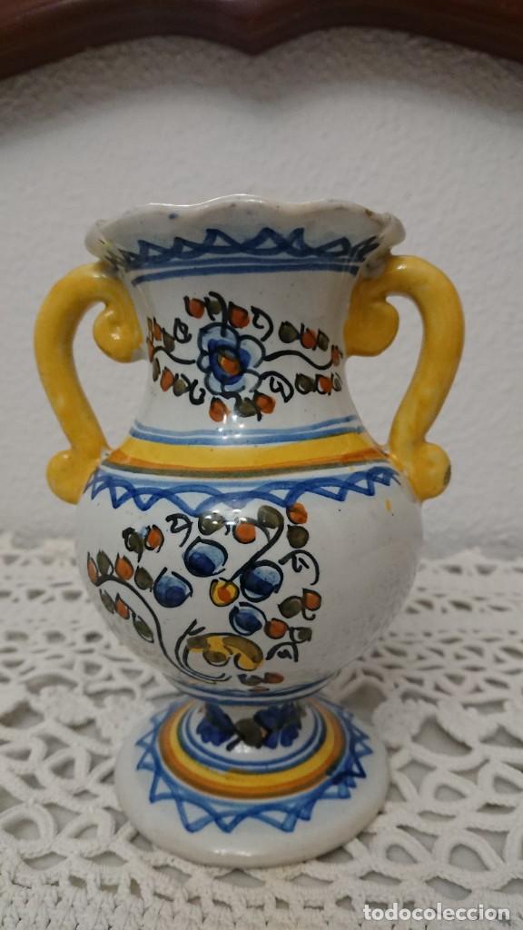 Antig&uuml;edades: BONITO JARR&Oacute;N DE TALAVERA, 16 CM - Foto 2