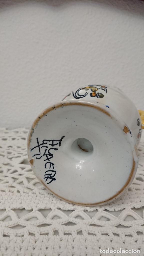 Antig&uuml;edades: BONITO JARR&Oacute;N DE TALAVERA, 16 CM - Foto 8