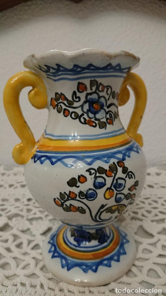 Antig&uuml;edades: BONITO JARR&Oacute;N DE TALAVERA, 16 CM - Foto 9